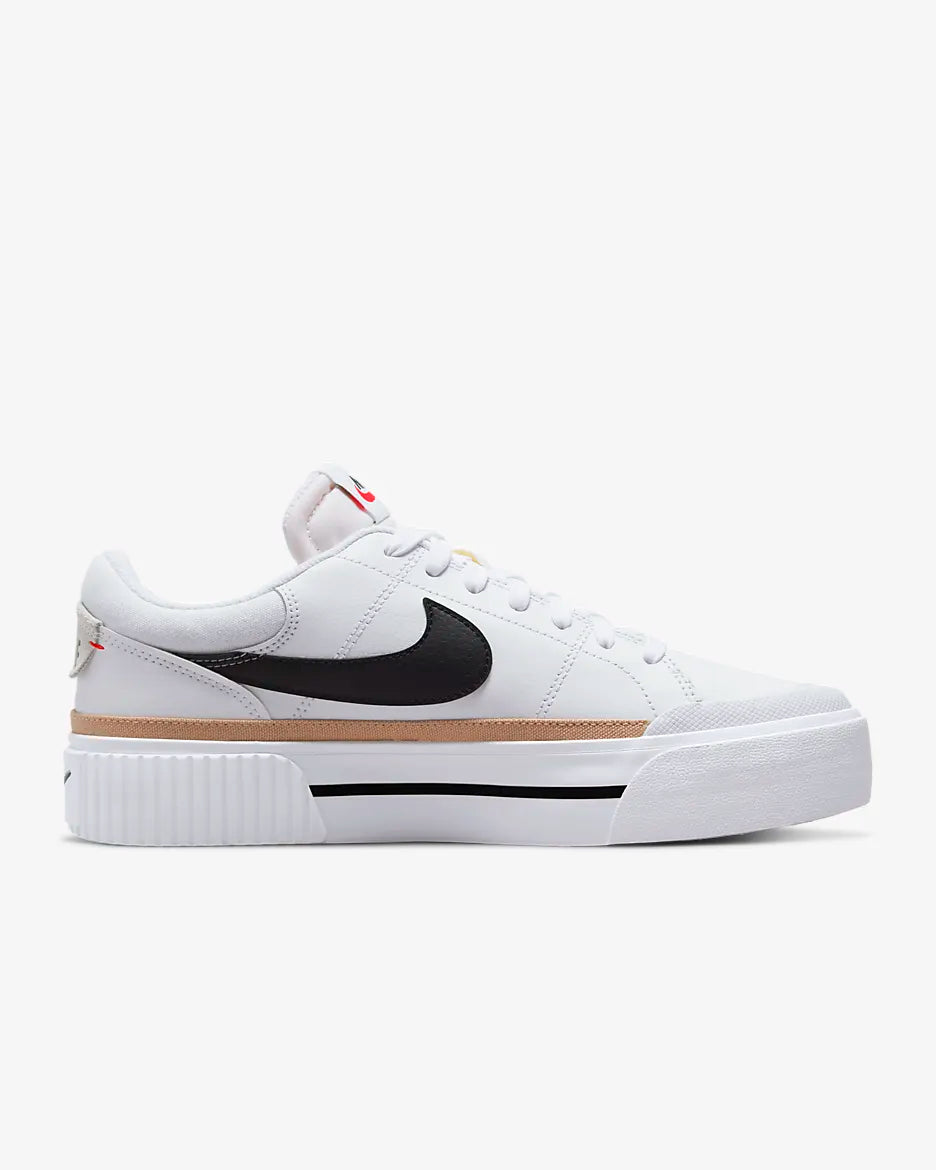NIKE COURT LEGACY LIFT WHITE/BLACK