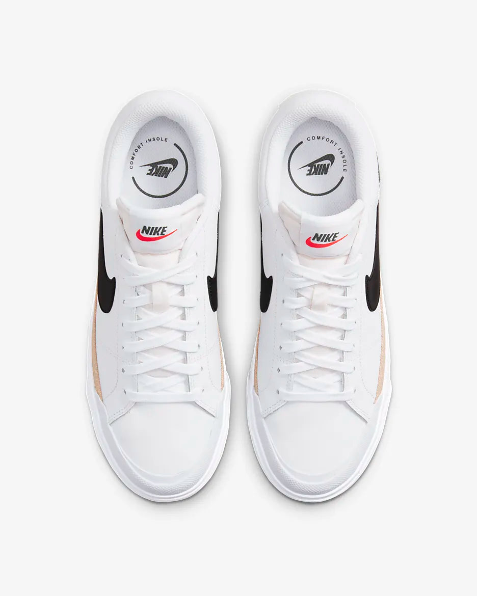 NIKE COURT LEGACY LIFT WHITE/BLACK