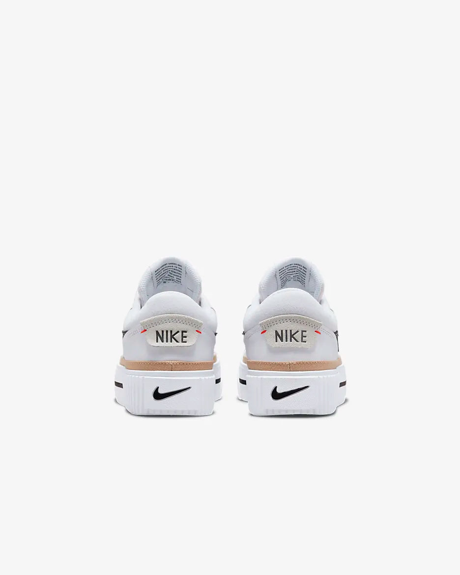 NIKE COURT LEGACY LIFT WHITE/BLACK