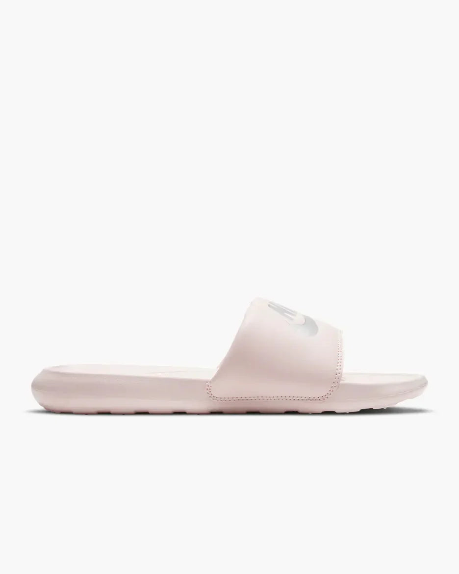 NIKE VICTORI ONE SLIDE – 'BARELY ROSE / METALLIC SILVER'