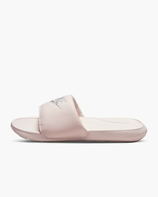 NIKE VICTORI ONE SLIDE – 'BARELY ROSE / METALLIC SILVER'