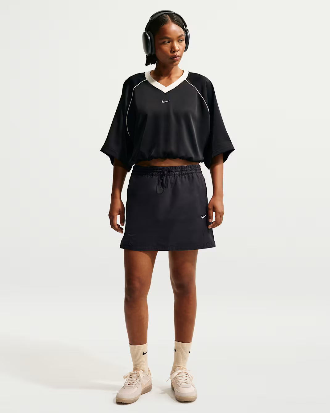 W NSW STREET MR MINI SKIRT BLACK