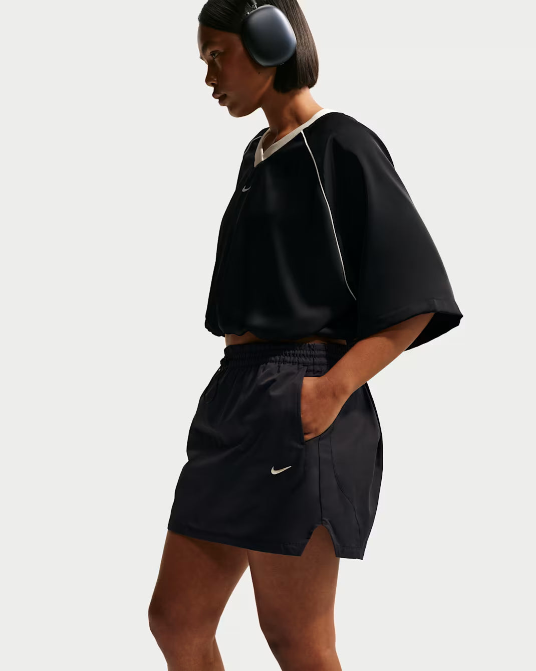 W NSW STREET MR MINI SKIRT BLACK