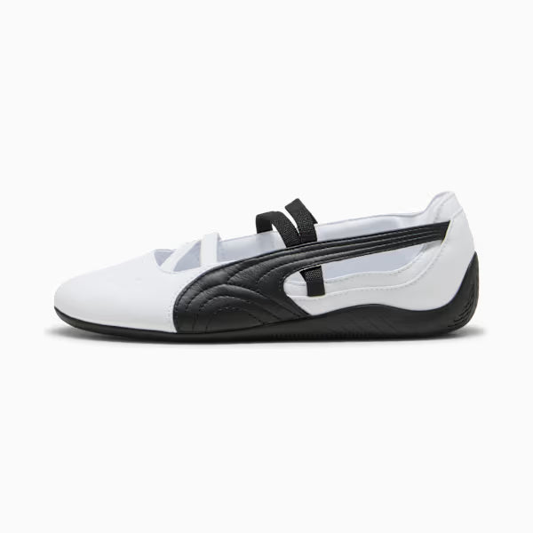 SPEEDCAT BALLET WHITE/BLACK MUJER