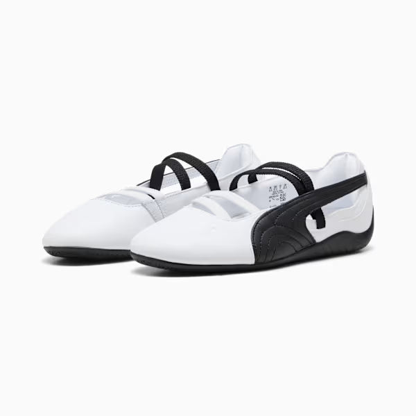 SPEEDCAT BALLET WHITE/BLACK MUJER