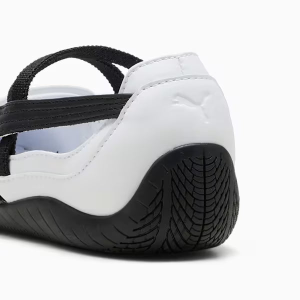 SPEEDCAT BALLET WHITE/BLACK MUJER