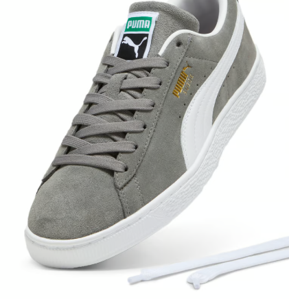 SUEDE CLASSIC GREY/WHITE
