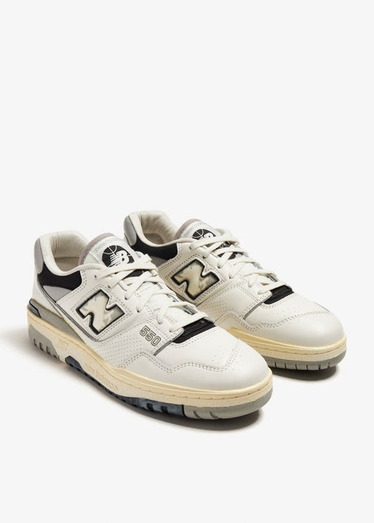 New Balance 550 Vintage Pack Concrete WHITE/BLK/GRAY