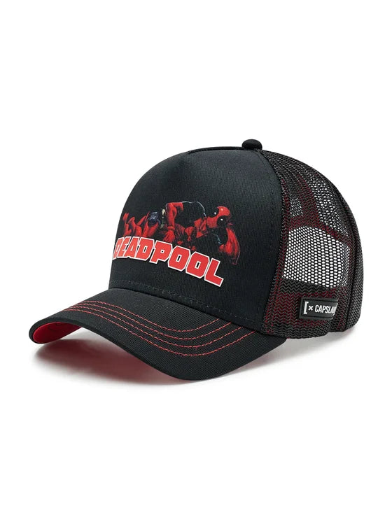 CAPSLUB MARVEL DEADPOOL BLACK/RED