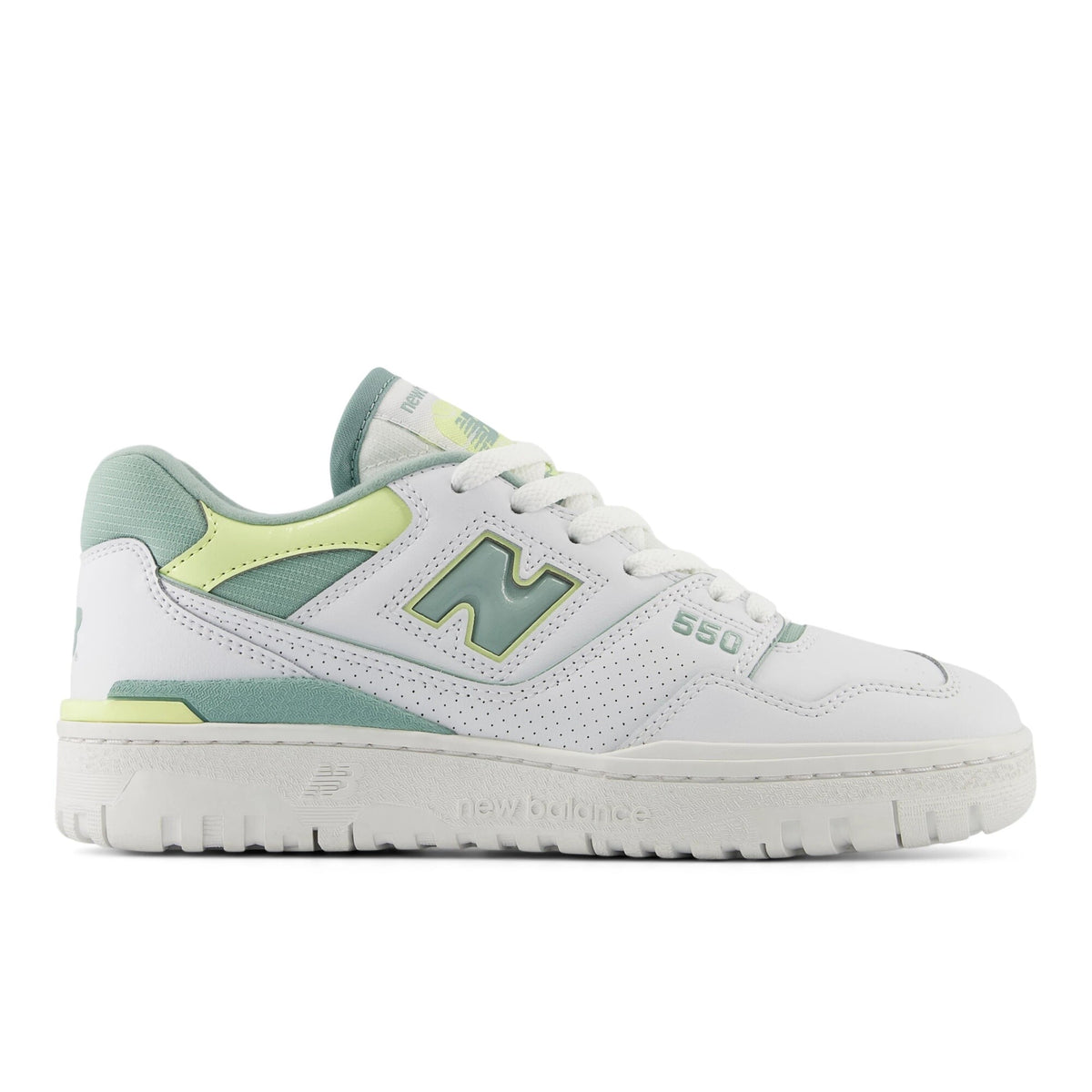 NEW BALANCE 550 WHITE/LIMELIGHT MUJER