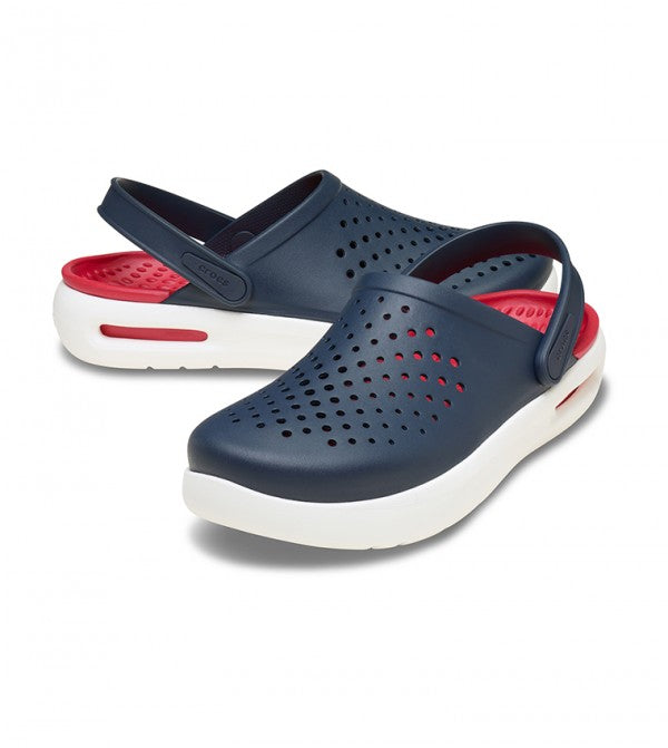 CROCS INMOTION CLOG BLUE/RED