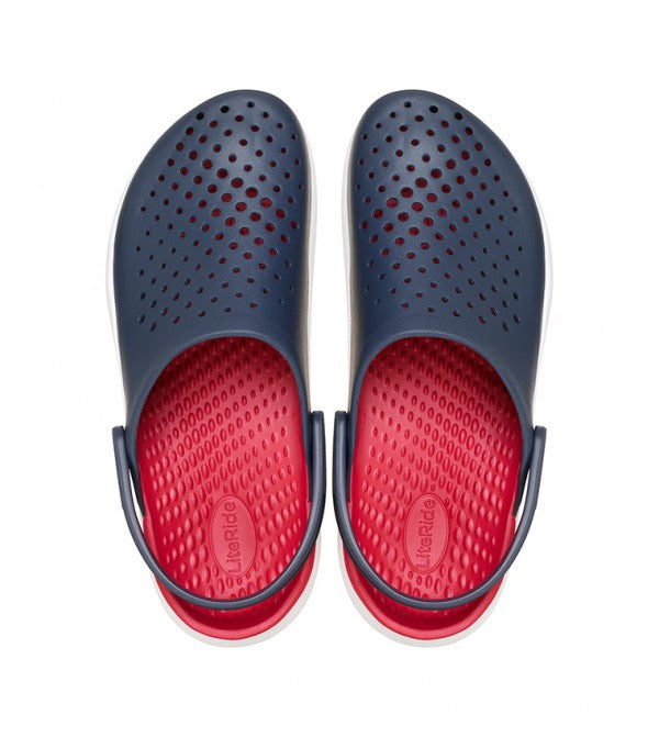 CROCS INMOTION CLOG BLUE/RED