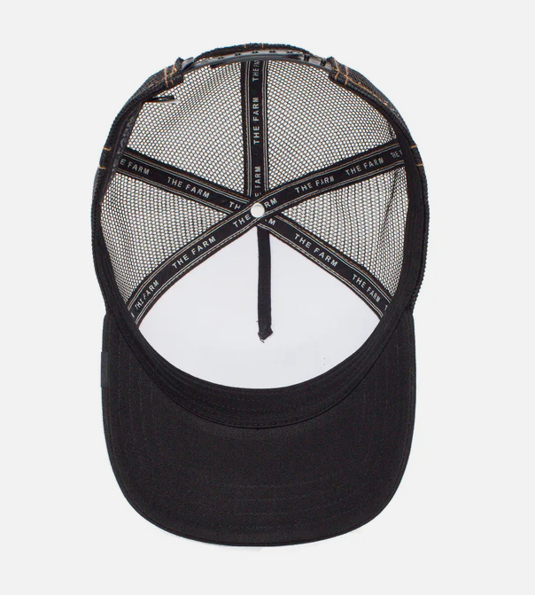 GOORIN BROS KING LION TRUCKER BLK/WHT