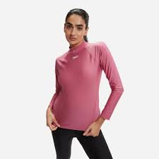 PLAYERA MANGA LARGA HOT MAUVE