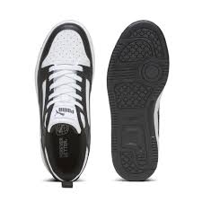 PUMA REBOUND V6 LOW JUVENILES WHITE/BLACK
