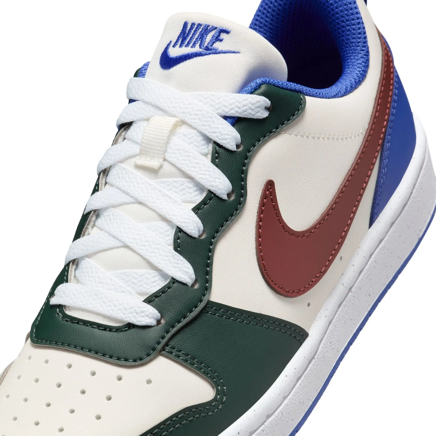 NIKE COURT BOROUGH LOW RE‑CRAFT GS “VINTAGE GREEN SAIL BLUE”