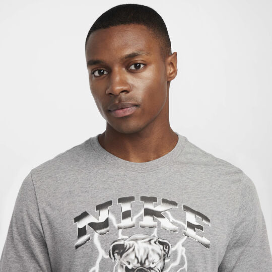 NIKE MEN'S FITNESS T-SHIRT GREY