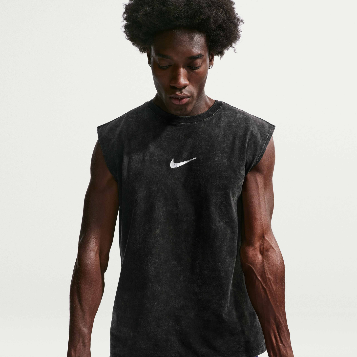 M NK TEE LSE SL TRAIN HRD WRK BLACK