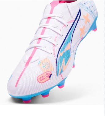 ULTRA 5 MATCH VOL.UP FG/AG WHITE-LUMINOUS BLUE