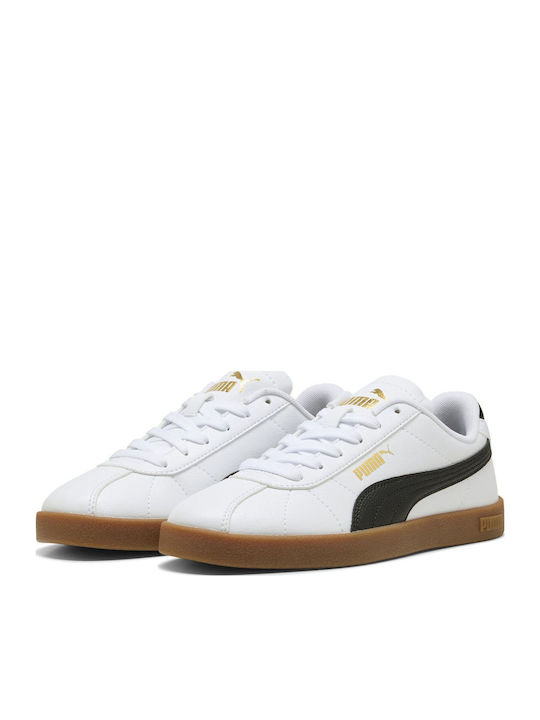 PUMA CLUB II SL JR WHITE/BLK