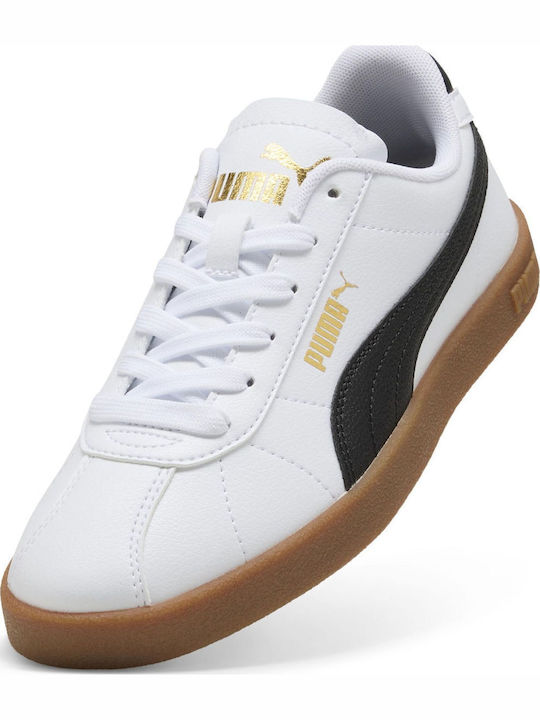 PUMA CLUB II SL JR WHITE/BLK
