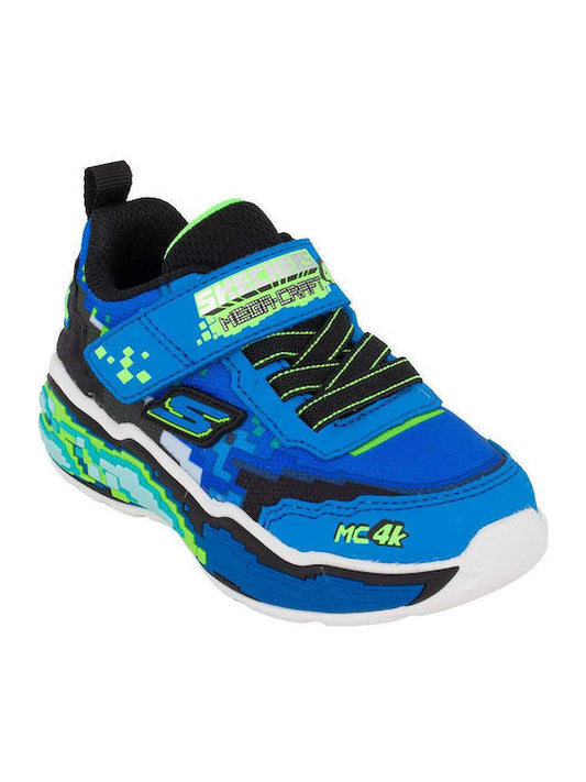 MEGA SCENE BLK/BLUE/LIME NIÑO INFANTE