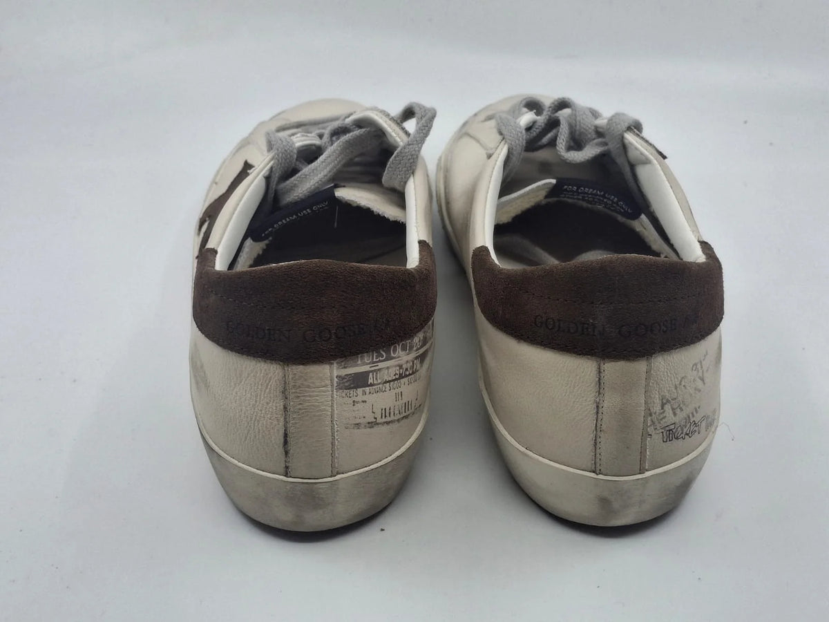 SUPER-STAR CLASSIC WITH LIST WHITE/BROWN HOMBRE