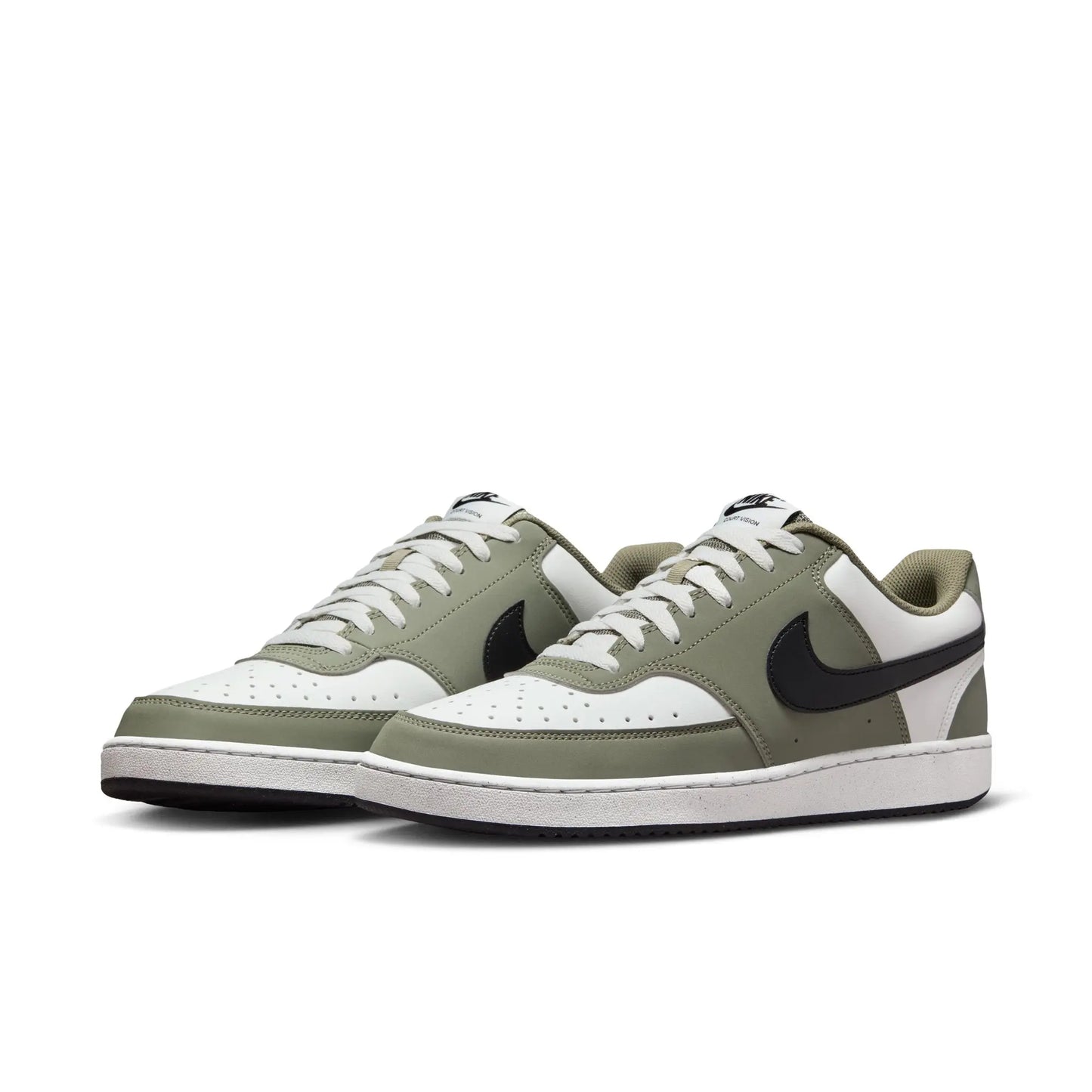 NIKE COURT VISION LO P NBK  WHITE/BLACK-SILVER SAGE