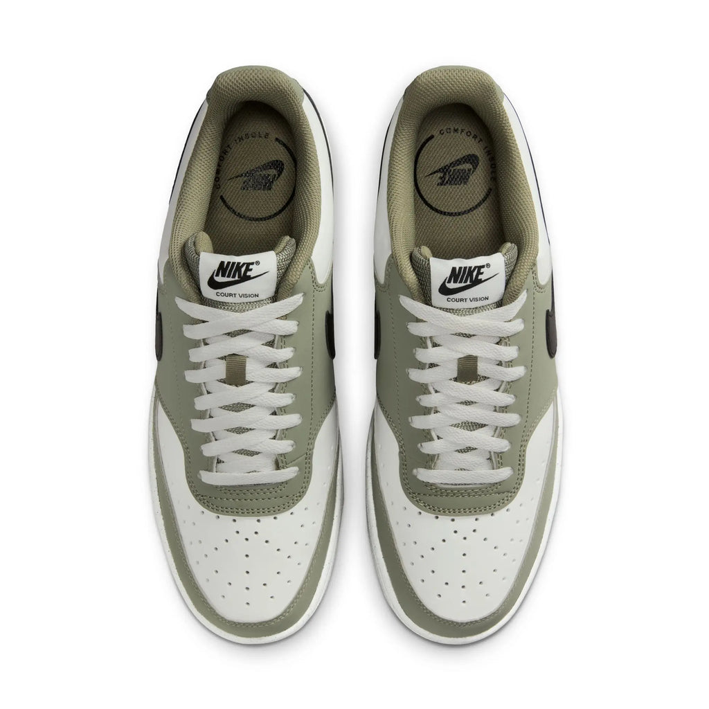 NIKE COURT VISION LO P NBK  WHITE/BLACK-SILVER SAGE