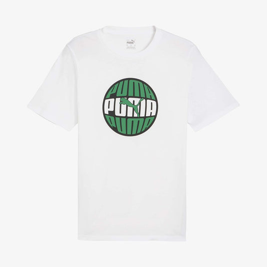 GRAPHICS CIRCULAR TEE / SL WHITE