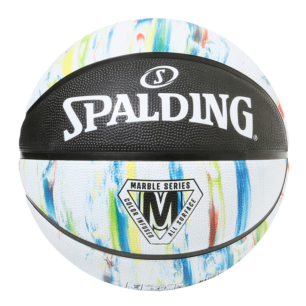 SPALDING BALON MARBLE WHITE/BLK