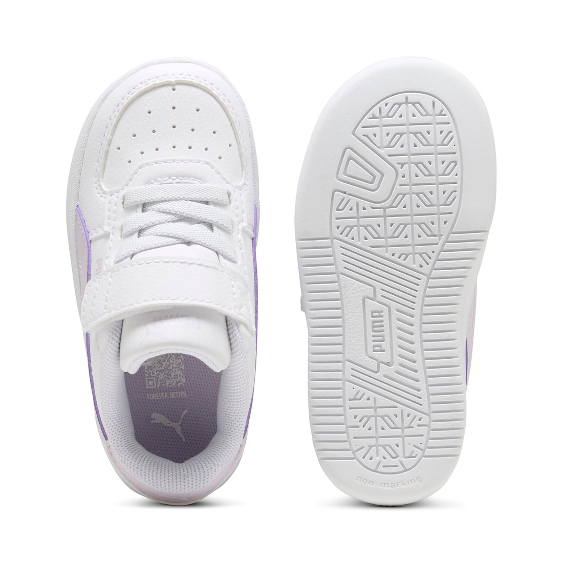 PUMA CAVEN 2.0 AC+ INF WHITE/LILAC NIÑA INFANTE