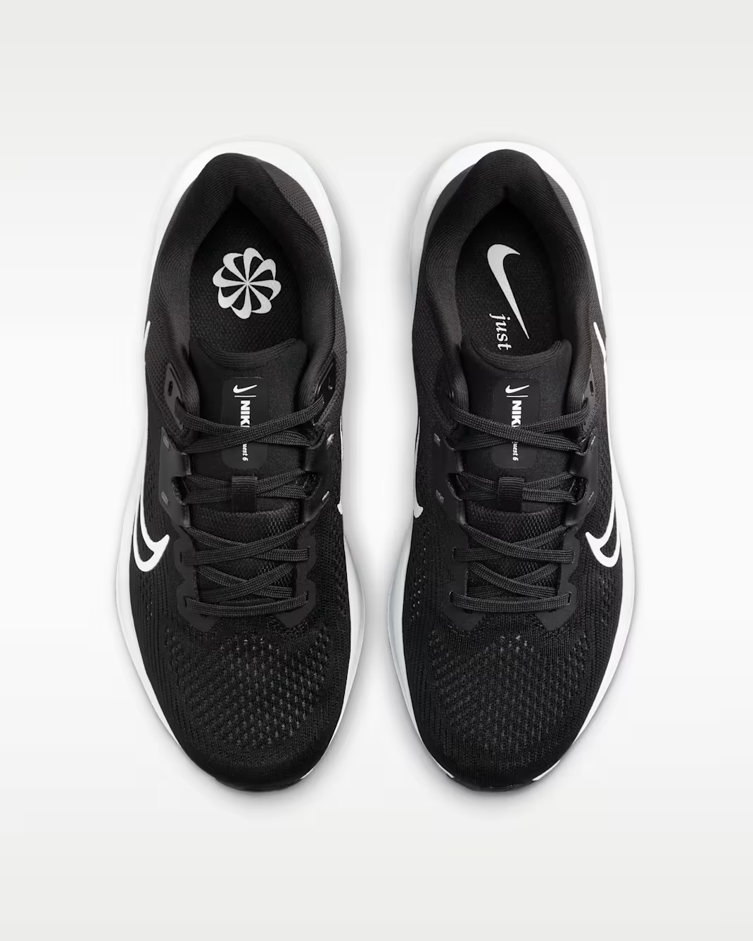 NIKE QUEST 6 BLACK/WHITE
