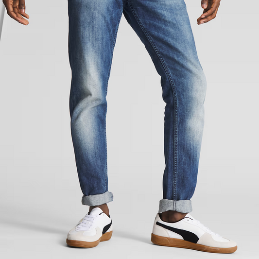 PUMA PALERMO LTH WHITE/GREY/BLACK