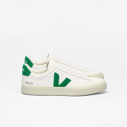 TENIS VEJA CAMPO CHROMEFREE WHITE/GREEN