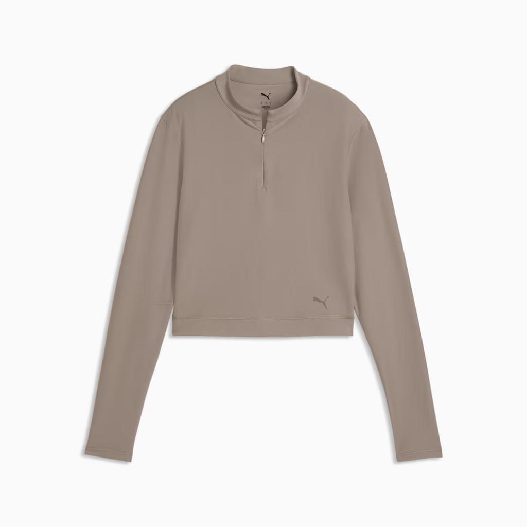 CLOUDSPUN ZIP LS W MOUSE-GRAY