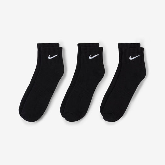 EVERYDAY PLUS LTWT FOOT 3PR BLK/WHT SX7667-010 # L