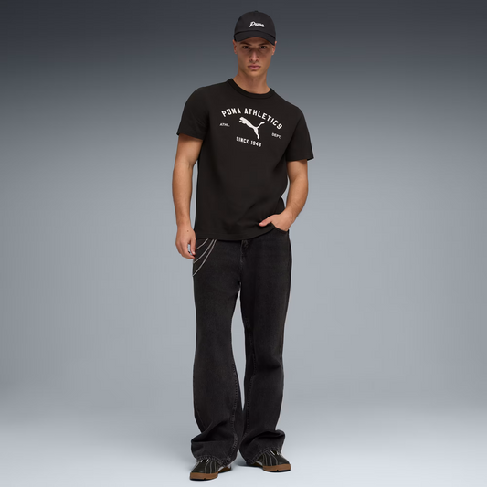 PUMA CLASS GRAPHIC TEE BLACK