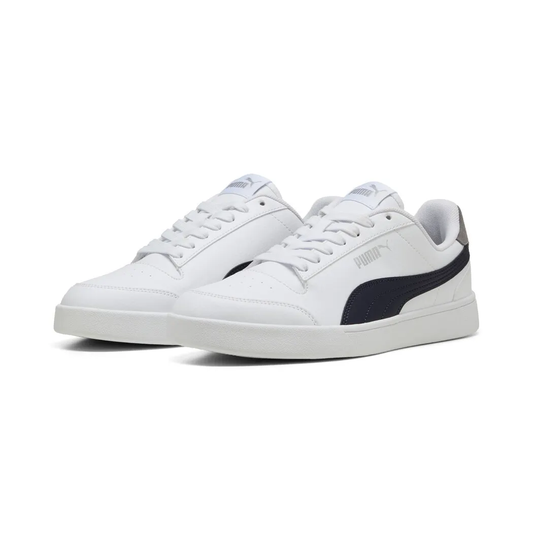 PUMA SHUFFLE WHT/NAVY/GREY