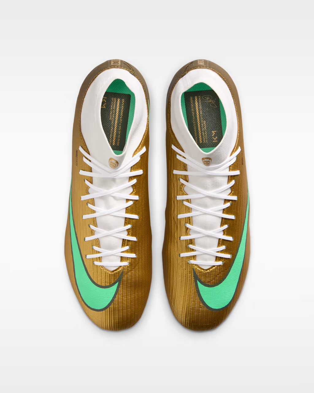 SUPERFLY 11 ACADEMY FG/MG KM GOLD/GREEN/WHT HOMBRE