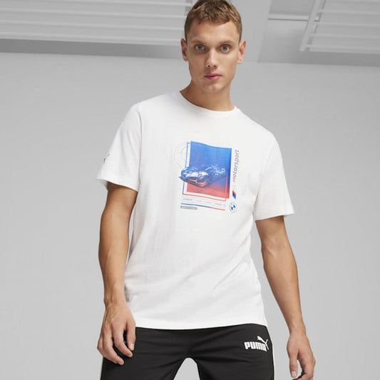 BMW MMS CAR GRAPHIC TEE WHITE