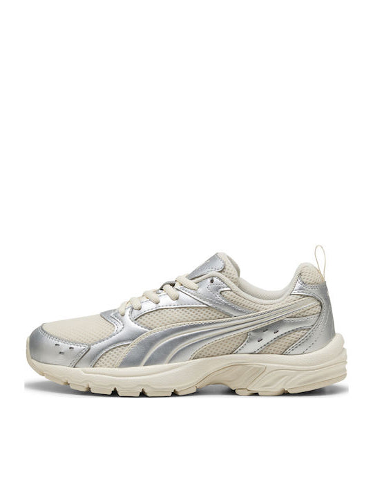 MILENIO TECH LT WNS WHITE-BEIGE-SILVER