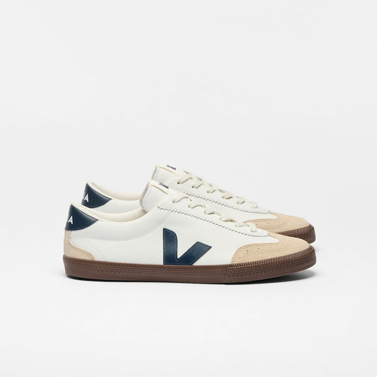 TENIS VEJA VOLLEY O.T. LEATHER WHITE/BLACK