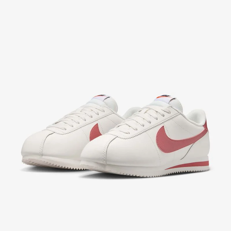 NIKE CORTEZ LTR SAIL/CANYON PINK-WHITE