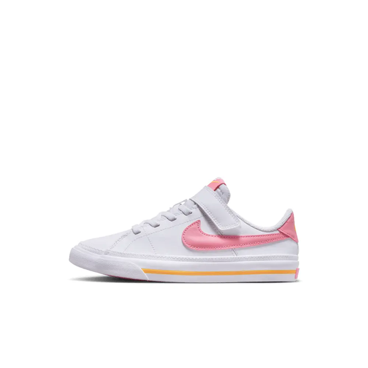 NIKE COURT LEGACY WHITE/CORAL ORANGE DA5381-118 # 10.5