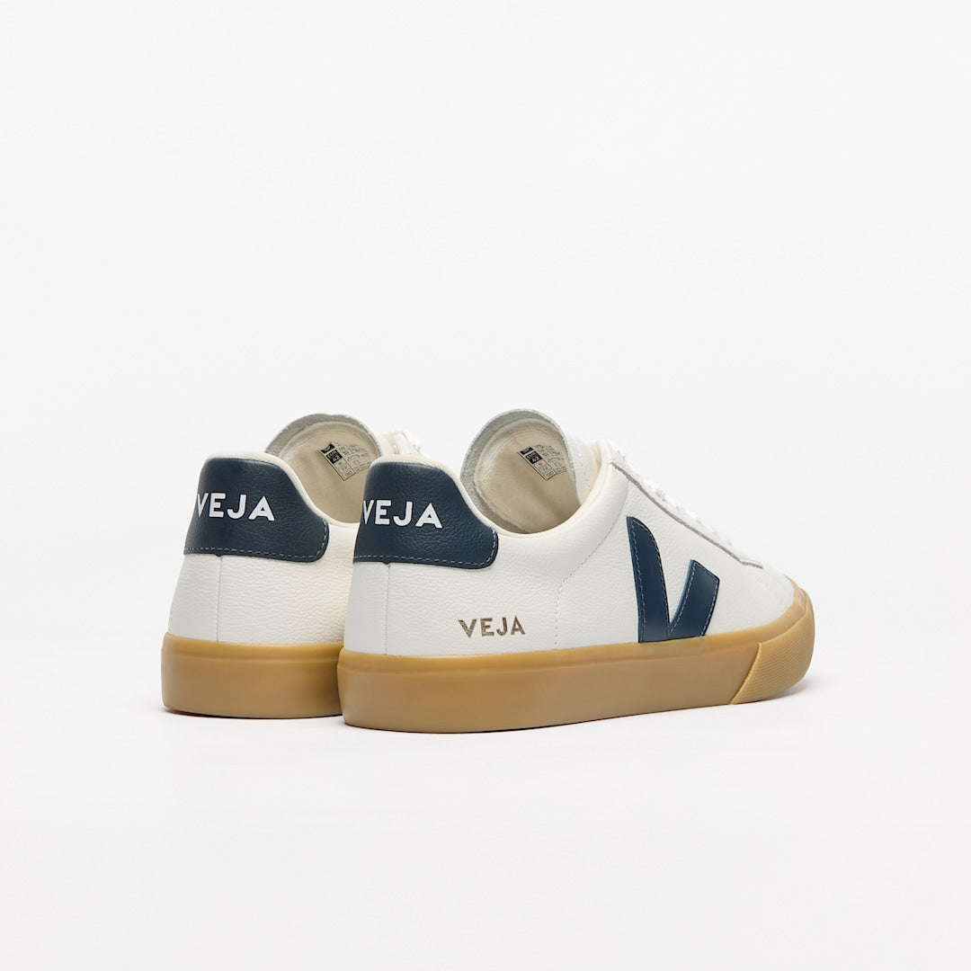 VEJA CAMPO LEATHER WHITE/NAUTICO