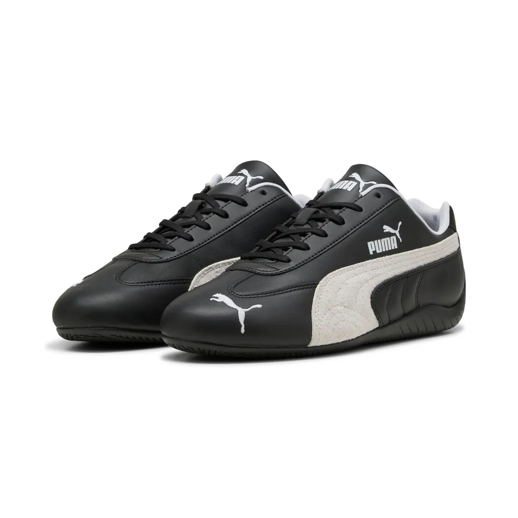 PUMA SPEEDCAT LTHR BLACK/WHITE HOMBRE