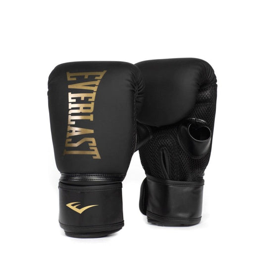 GUANTE BOX EVERLAST ELITE CARDIO BLACK/GOLD