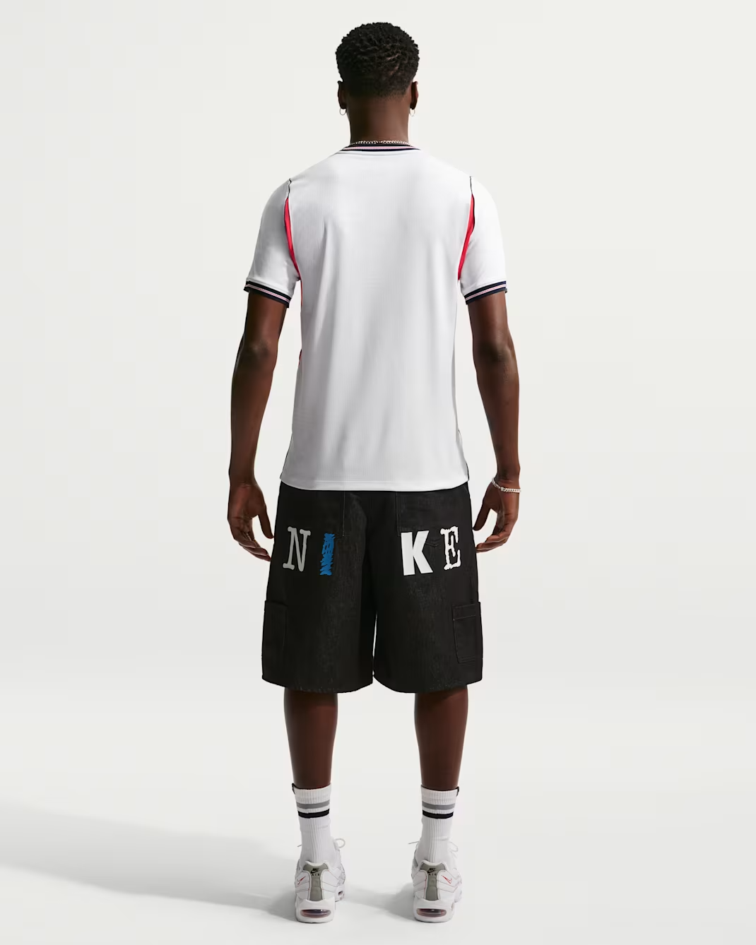 CAMISETA NIKE DRI-FIT INGLATERRA LOCAL 2026 STADIUM WHITE/NAVI