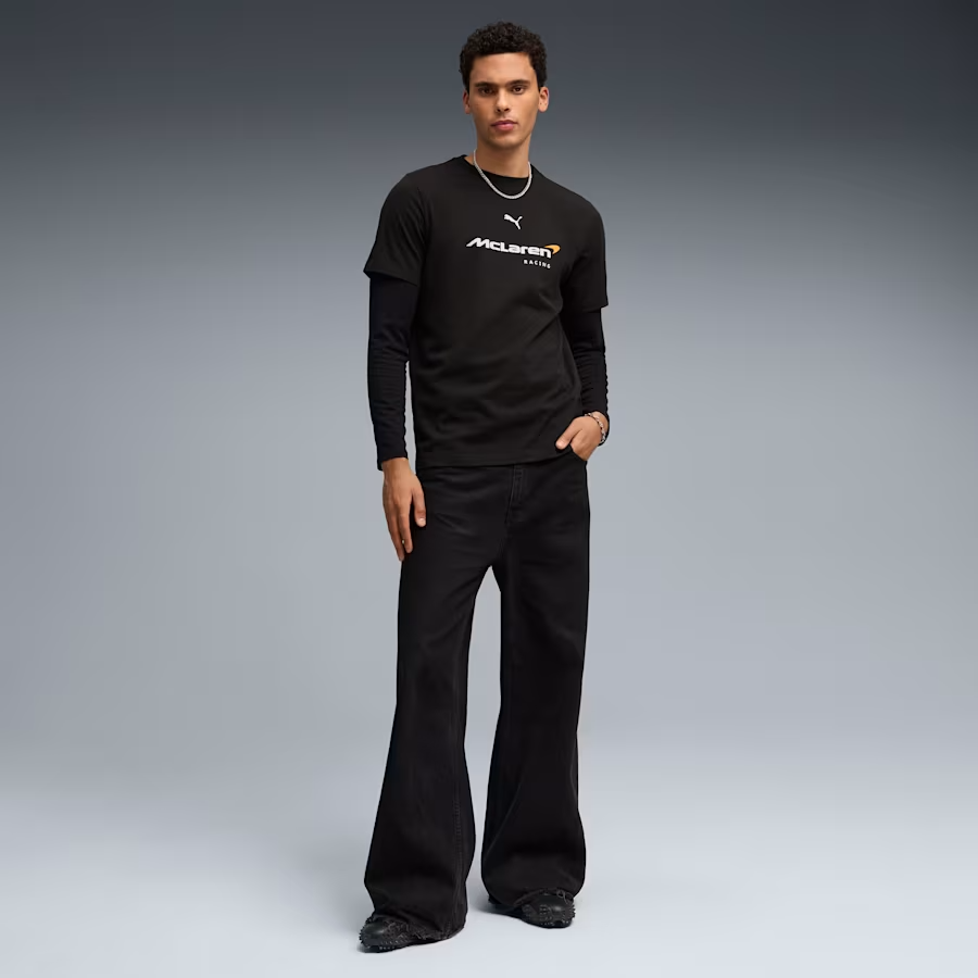 MCLAREN BIG LOGO TEE BLACK